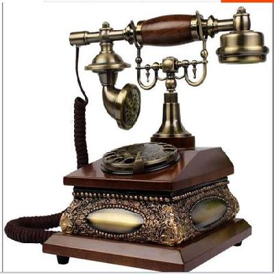 Antique vintage telephone set
