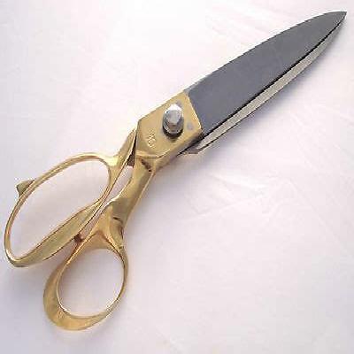 Stainless Steel Scissor Heavy Duty with Brass Handle