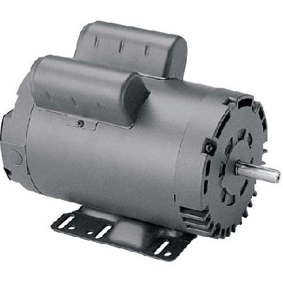 Electric Motor With Air Compressor