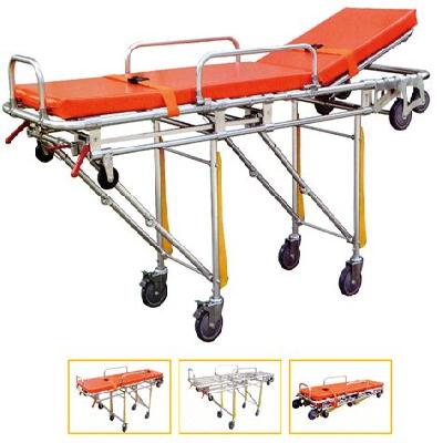 Stainless Steel Emergency Recovery Stretcher Bed