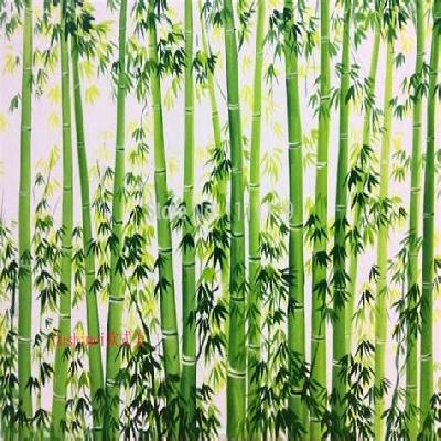 Bamboo Landscape Painting