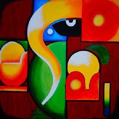 Ganesh Modern Art Paintings