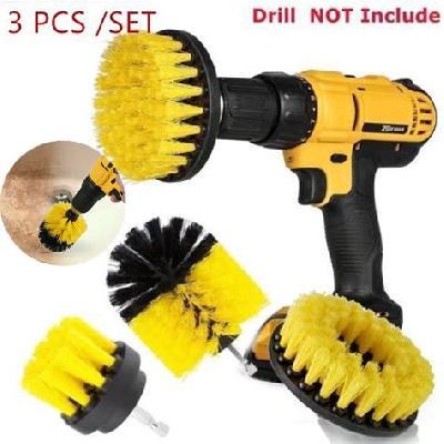 3 Pcs Electric Drill Brush Scrub for Floor, Bathroom, Tile, Car, Grout, Kitchen and Other Cleaning