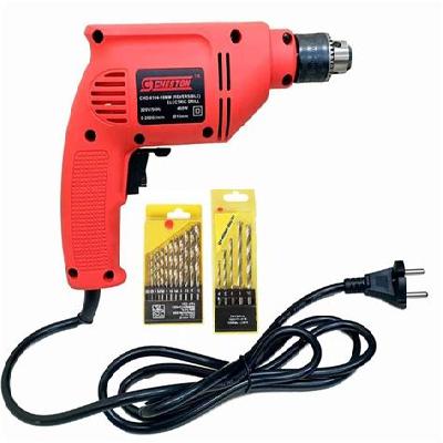 Cheston 10mm Powerful Drill Machine for Wall, Metal, Wood Drilling (10 mm Chuck Size)