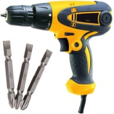 Cheston CH-812.3WWM 9Pcs,Bit Collated Screw Gun 10 mm Dual Speed Keyless Chuck 12V Cordless