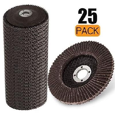Cheston Metal Flap Discs 4 Inch Sanding Discs Angle Grinder Grinding Wheels Blades (Pack of 10 Pcs)