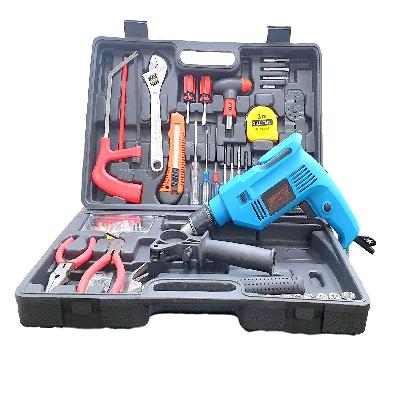 Cheston Powerful 13 mm Impact Drill Machine Cum Screwdriver Kit with (TZ-101) Pieces Accessories