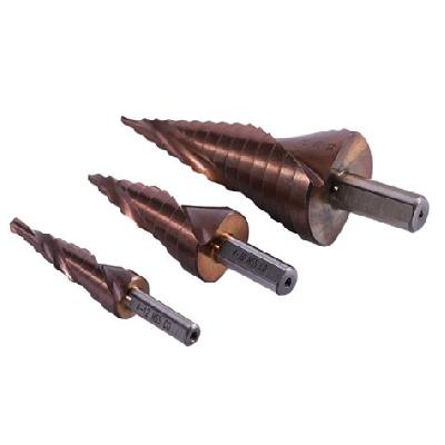 HIgh cobalt step drill M35 grade 4 to 32 mm
