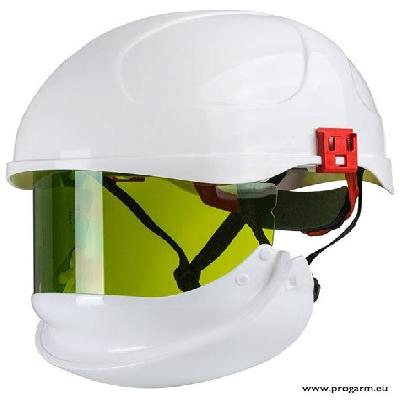 Face Shield with Helmet