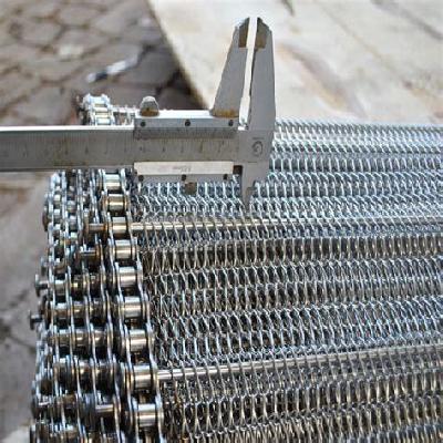 SS Wire Mess Conveyor Belt