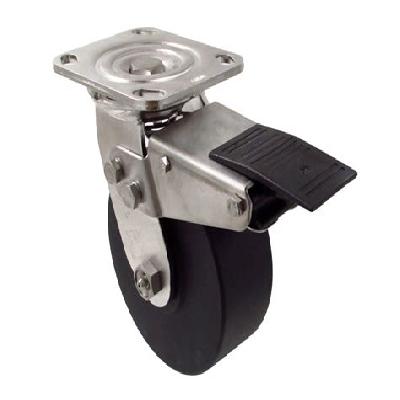 MEDIUM DUTY FABRICATED STAINLESS STEEL CASTER
