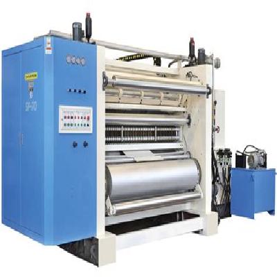 Cassette type fingerless single facer machine