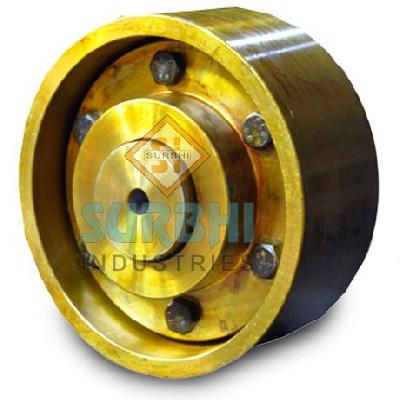 Break Drum with Flexible Geared Couplings