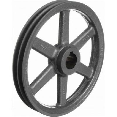 Double Groove Cast Iron Pulley