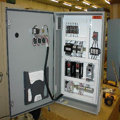 ELECTRIC PANEL WITH MACHINE CONTORL PANEL