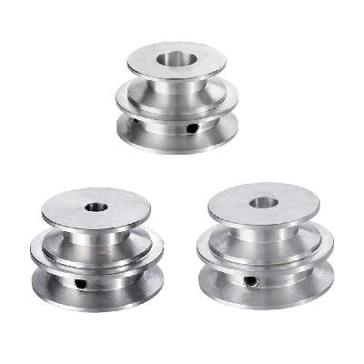 2 Groove Belt Wheel Pulley