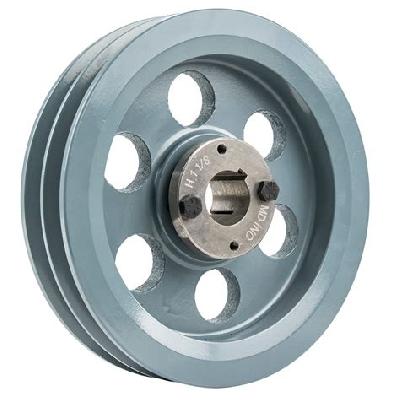 7 Groove Cast Iron Belt Pulley