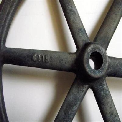 Vintage Industrial V Belt Pulley