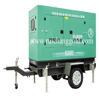 Four Wheel Diesel Generator Set Trolley
