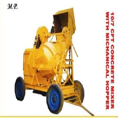 Vkj Make Concrete Mixer Machine With Lift And Hopper