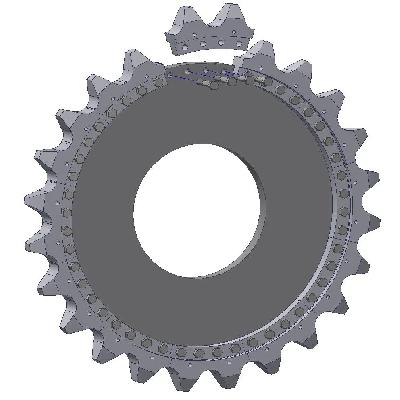 Segmental Tooth Rim Sprocket.