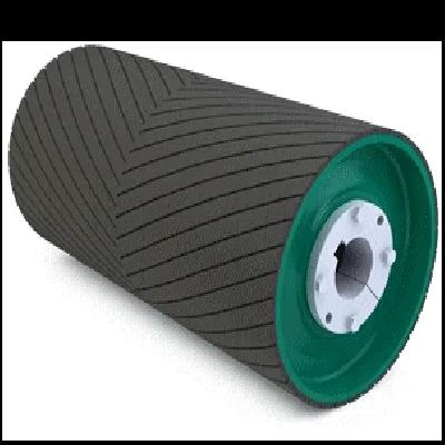 Rubber Drum Conveyor Pulley