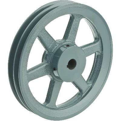 CI Double Groove Pulley