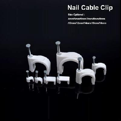 Circle Nail Cable Clip