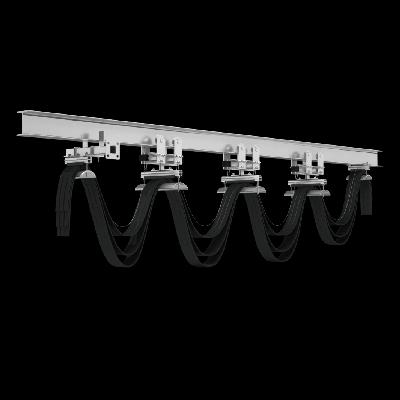 Light Metal Cable Carrier Trolley