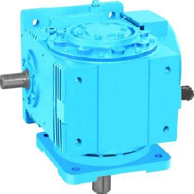 Vertical Worm Reduction Gearbox Downward Output Shaft