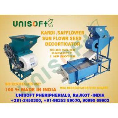 Safflower Seed Decorticator Machine (kardi Machine)