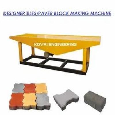 Paver Block Vibro Forming Table