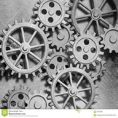 Machine Gears Blank Customize