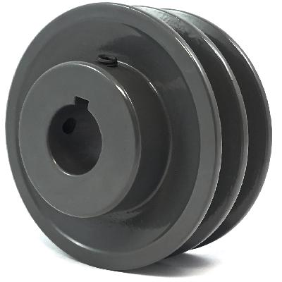 2 Groove V Belt Pulley