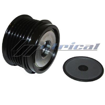Alternator Decoupler Grooved Pulley