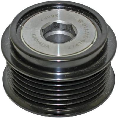Decoupler Grooved Pulley