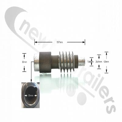 Heavy Worm Shaft