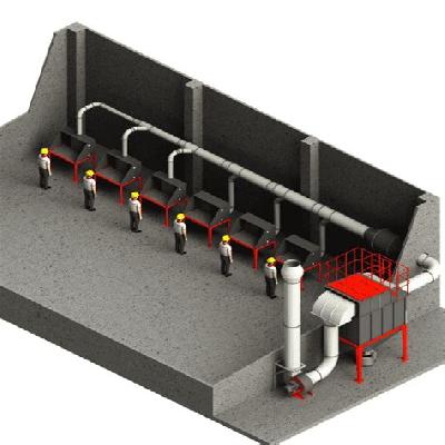 BOMAKSAN Sandblasting Dust Collection System
