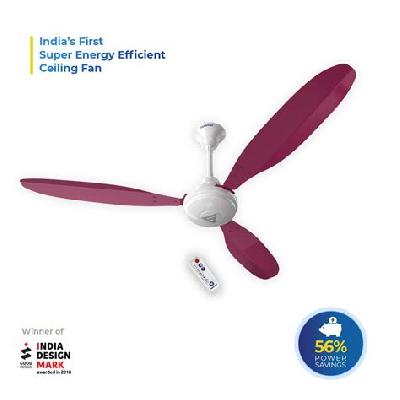 SUPERFAN X1 Ceiling Fan with Remote,35 Watts Energy Saving