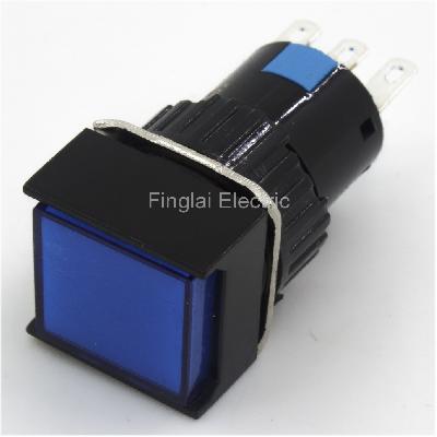 16 mm Square Push Button