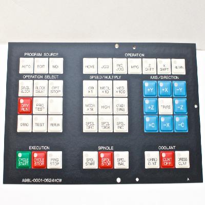 Fanuc Membrane Keypad A98L-0001-0524-J, A98L-0001-0524-S, A98L-0001-0524-T