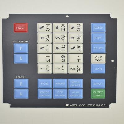 Fanuc Membrane Keypad A98l-0005-0298T, A98l-0005-0298M Fanuc