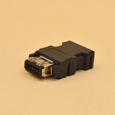 Mitsubishi 10 Pin Elbow Encoder Connector