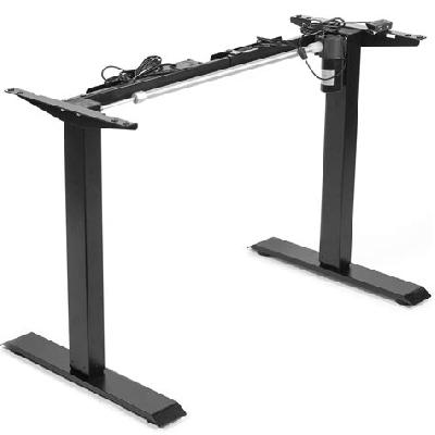 Single Motor Electric Adjustable Height Desk Frame