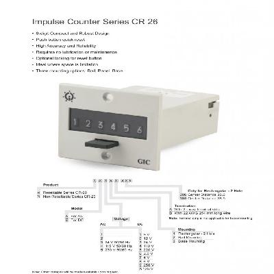 GIC Impulse Counter Series CR 26