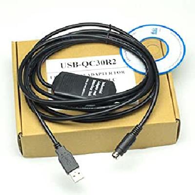 Mitsubishi PLC Programming Cable for Q00CPU Q01 CPU QC30R2