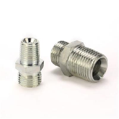 Straight Adapter ORFS Male to BSPT Male