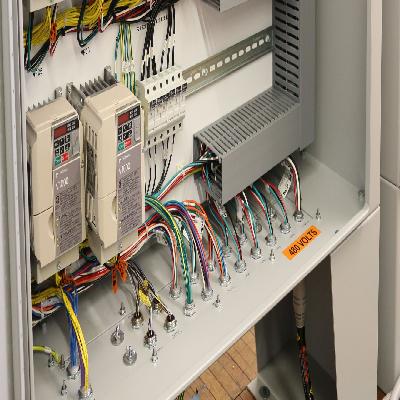 Boring machine electrical control panel