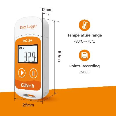Elitech RC-5  PDF USB Temperature Data Logger Reusable Recorder 32000 Points