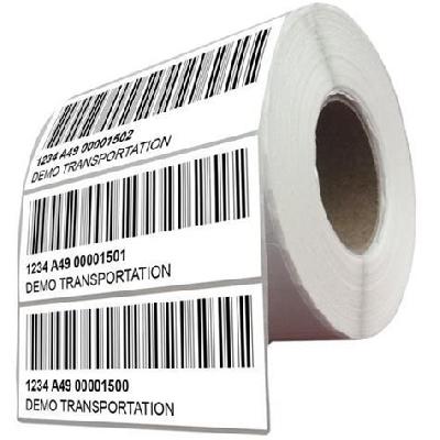Plain Pre Printed Barcode Labels